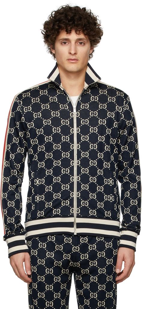 gucci jacquard cotton jacket|gucci gg jacquard cotton jacket.